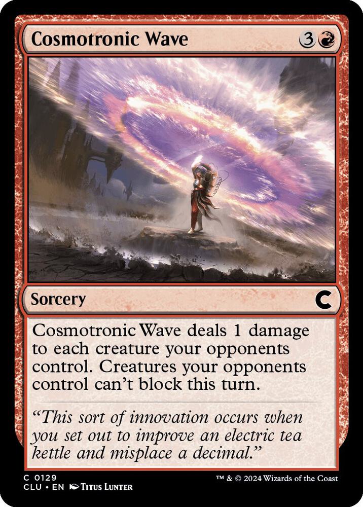 Cosmotronic Wave [Ravnica: Clue Edition]