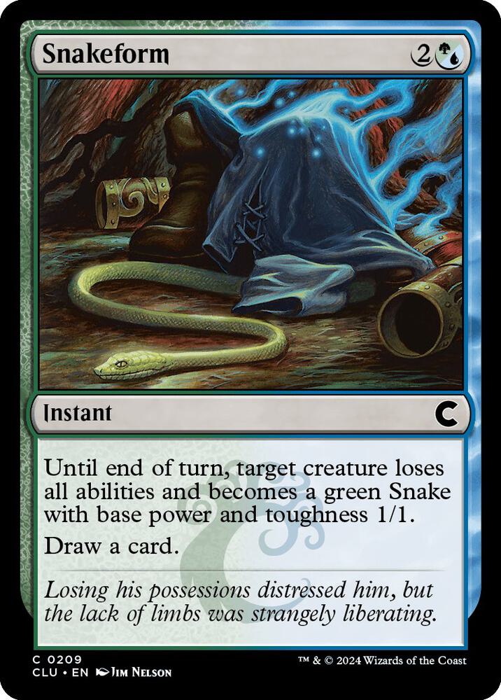 Snakeform [Ravnica: Clue Edition]