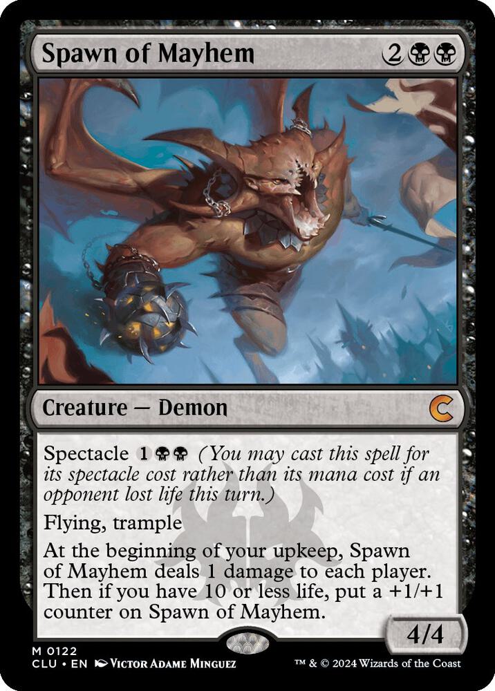 Spawn of Mayhem [Ravnica: Clue Edition]