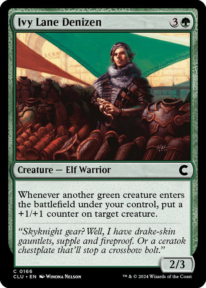 Ivy Lane Denizen [Ravnica: Clue Edition]