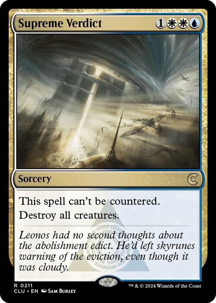 Supreme Verdict [Ravnica: Clue Edition]