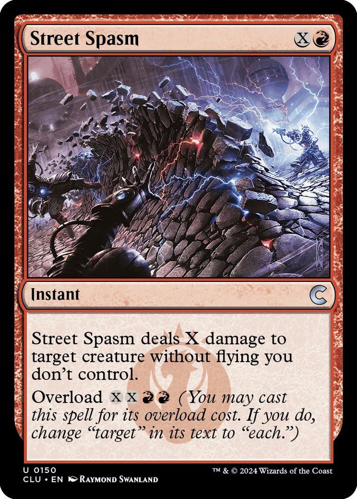 Street Spasm [Ravnica: Clue Edition]