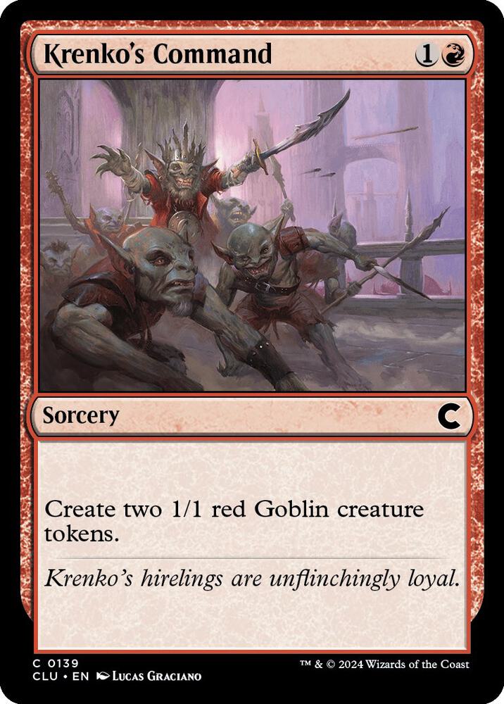 Krenko's Command [Ravnica: Clue Edition]