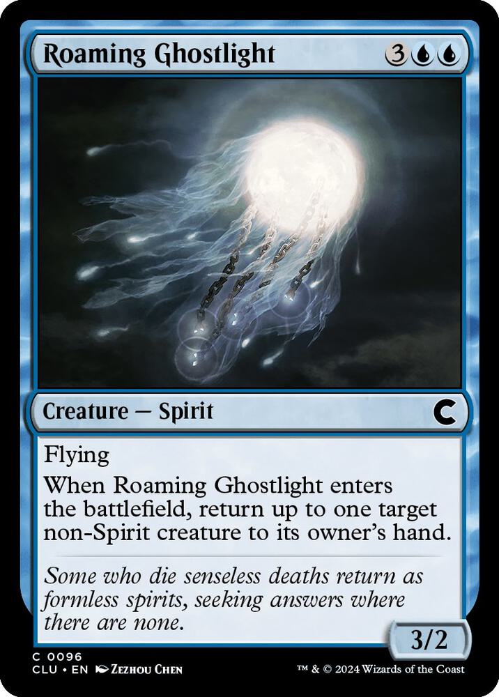 Roaming Ghostlight [Ravnica: Clue Edition]