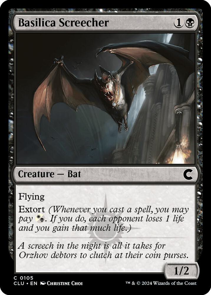 Basilica Screecher [Ravnica: Clue Edition]