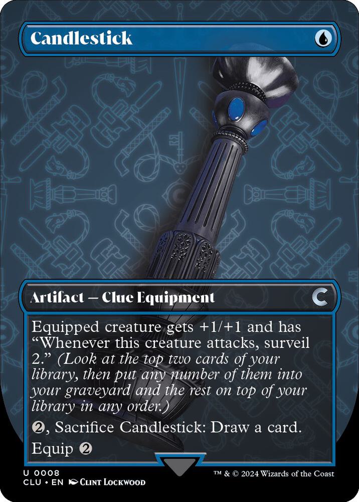 Candlestick (Borderless) [Ravnica: Clue Edition]