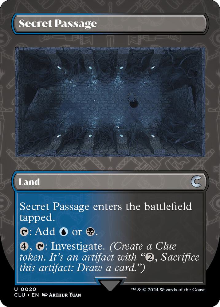 Secret Passage (Borderless) [Ravnica: Clue Edition]