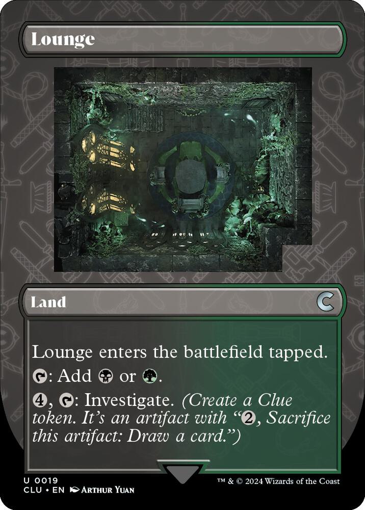 Lounge (Borderless) [Ravnica: Clue Edition]