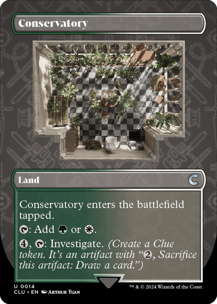 Conservatory (Borderless) [Ravnica: Clue Edition]