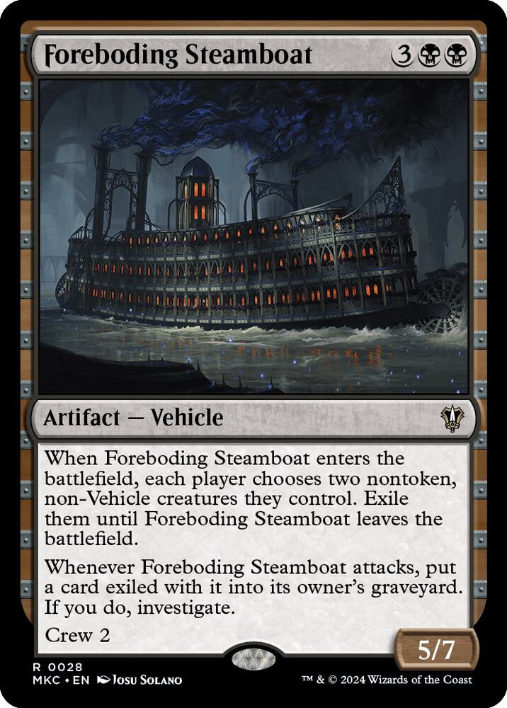 Foreboding Steamboat [Murders at Karlov Manor Commander]