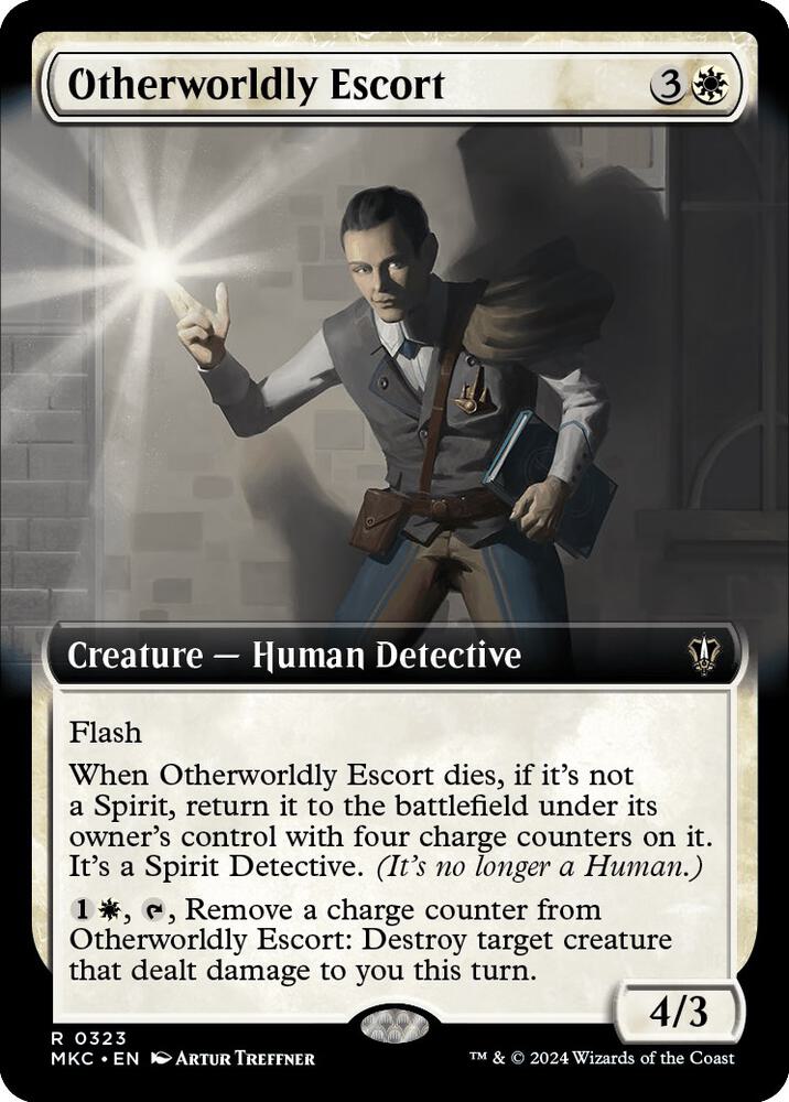 Otherworldly Escort (Extended Art) [Murders at Karlov Manor Commander]