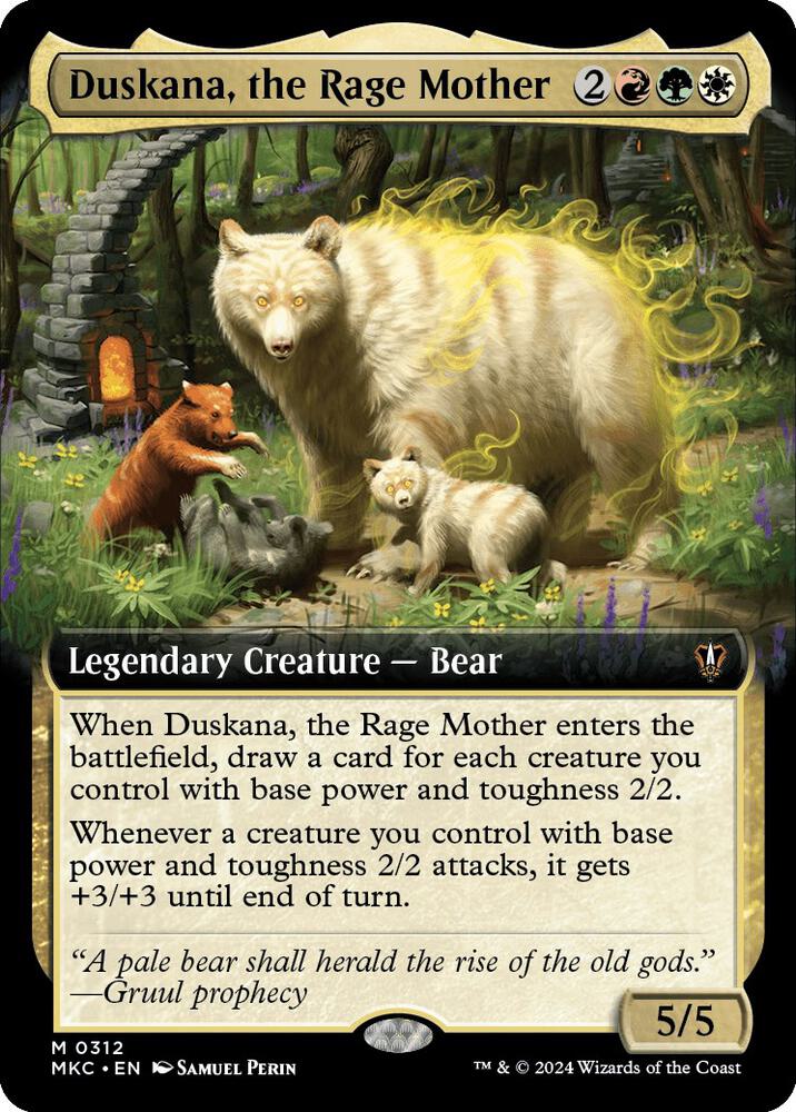 Duskana, the Rage Mother (Extended Art) [Murders at Karlov Manor Commander]