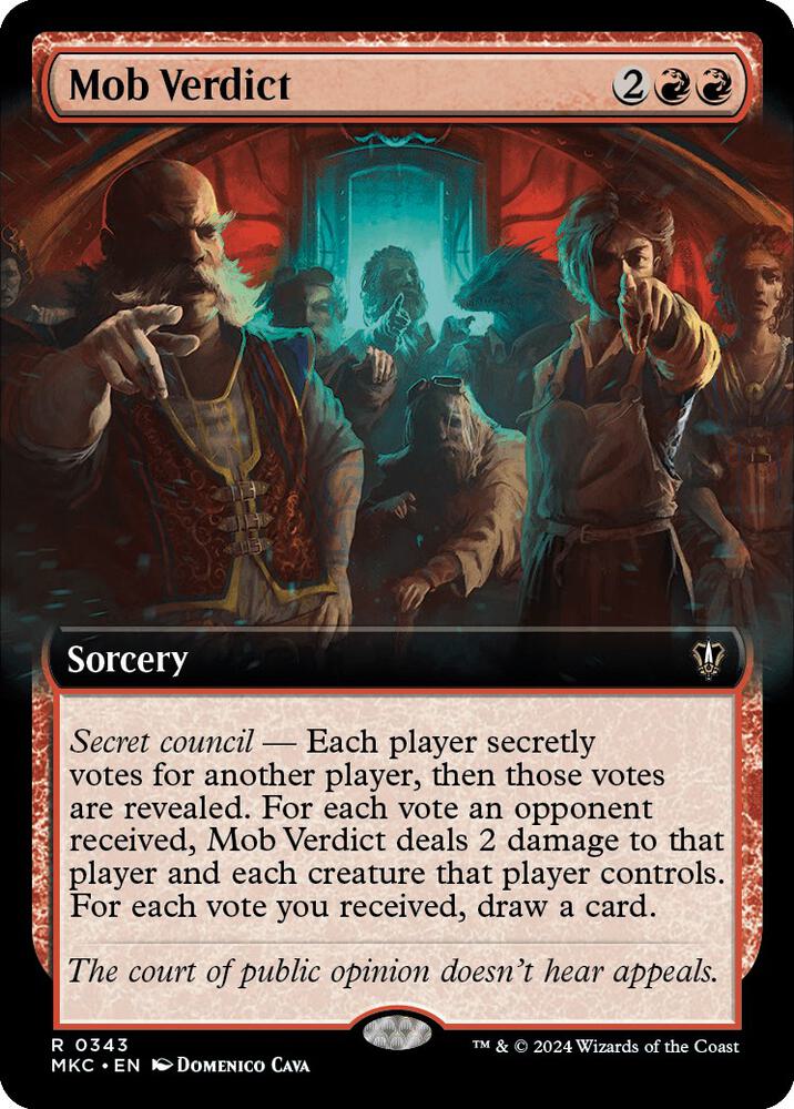 Mob Verdict (Extended Art) [Murders at Karlov Manor Commander]