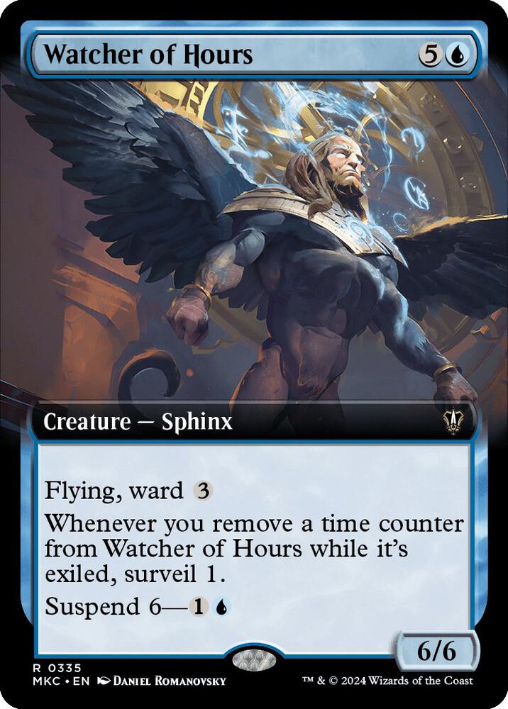 Watcher of Hours (Extended Art) [Murders at Karlov Manor Commander]