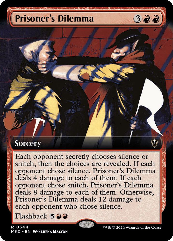 Prisoner's Dilemma (Extended Art) [Murders at Karlov Manor Commander]