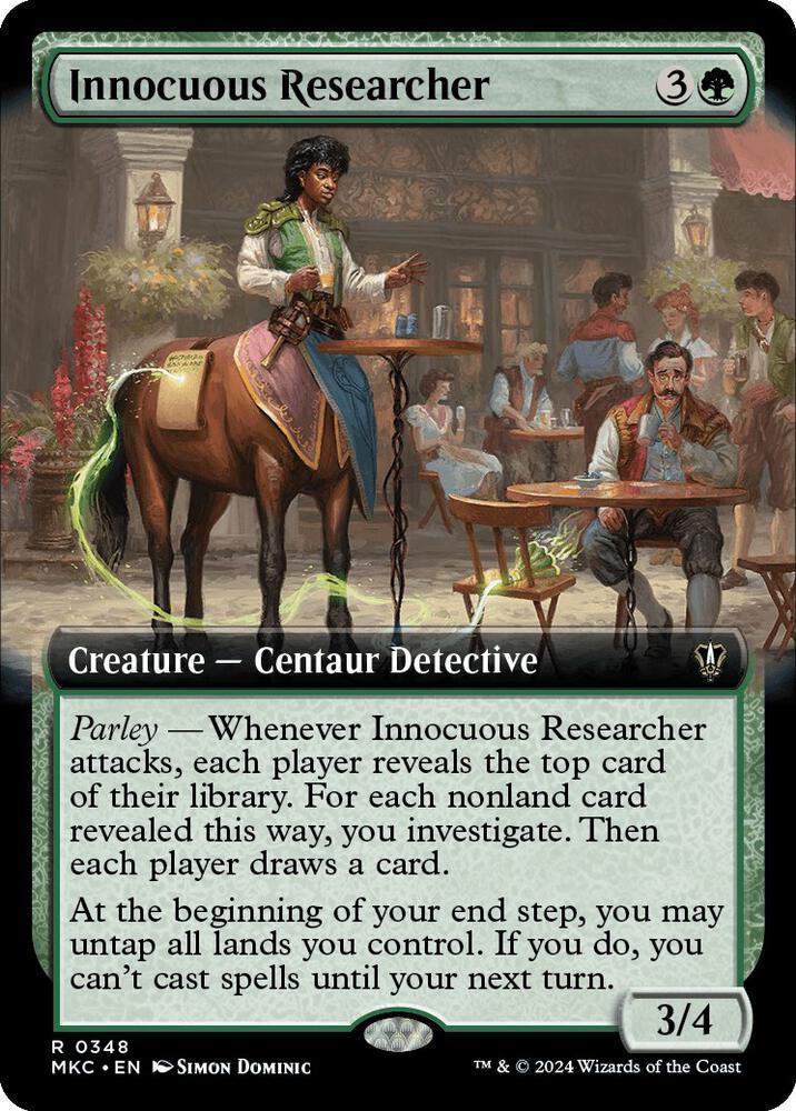 Innocuous Researcher (Extended Art) [Murders at Karlov Manor Commander]
