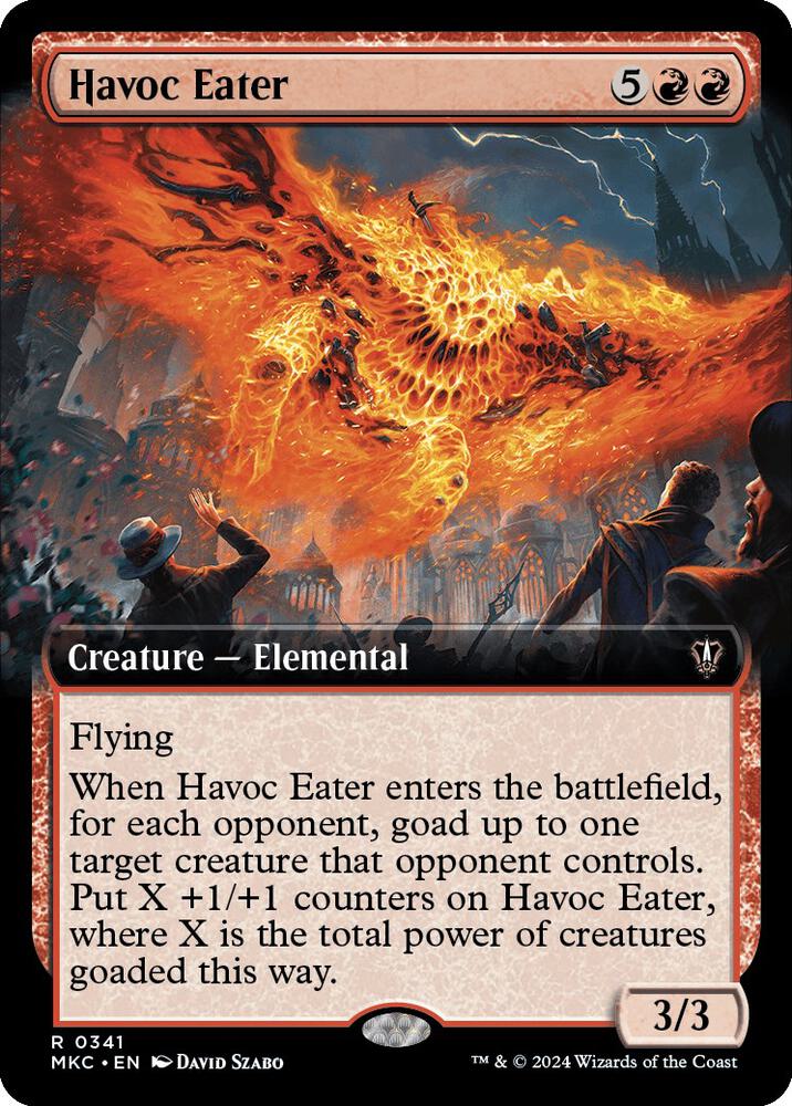Havoc Eater (Extended Art) [Murders at Karlov Manor Commander]
