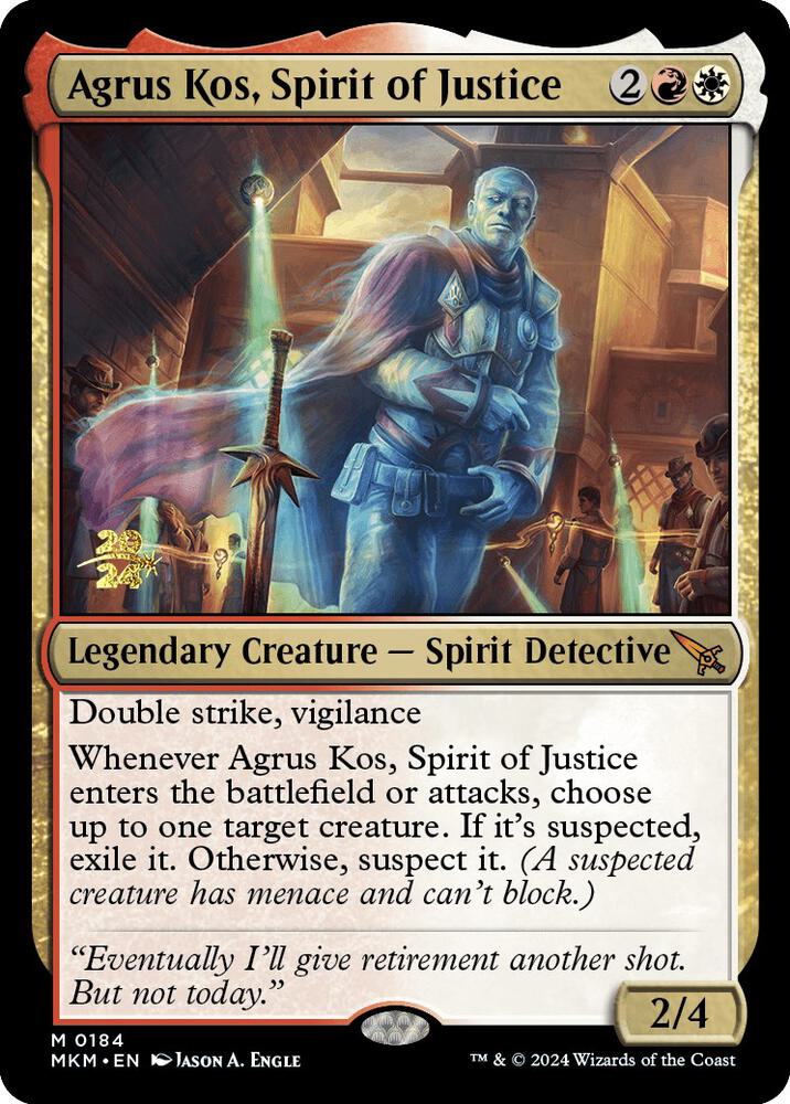 Agrus Kos, Spirit of Justice [Murders at Karlov Manor Prerelease Promos]