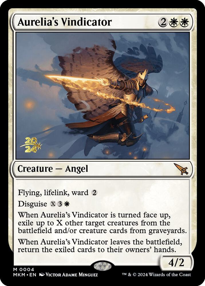 Aurelia's Vindicator [Murders at Karlov Manor Prerelease Promos]