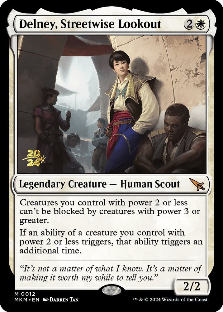 Delney, Streetwise Lookout [Murders at Karlov Manor Prerelease Promos]