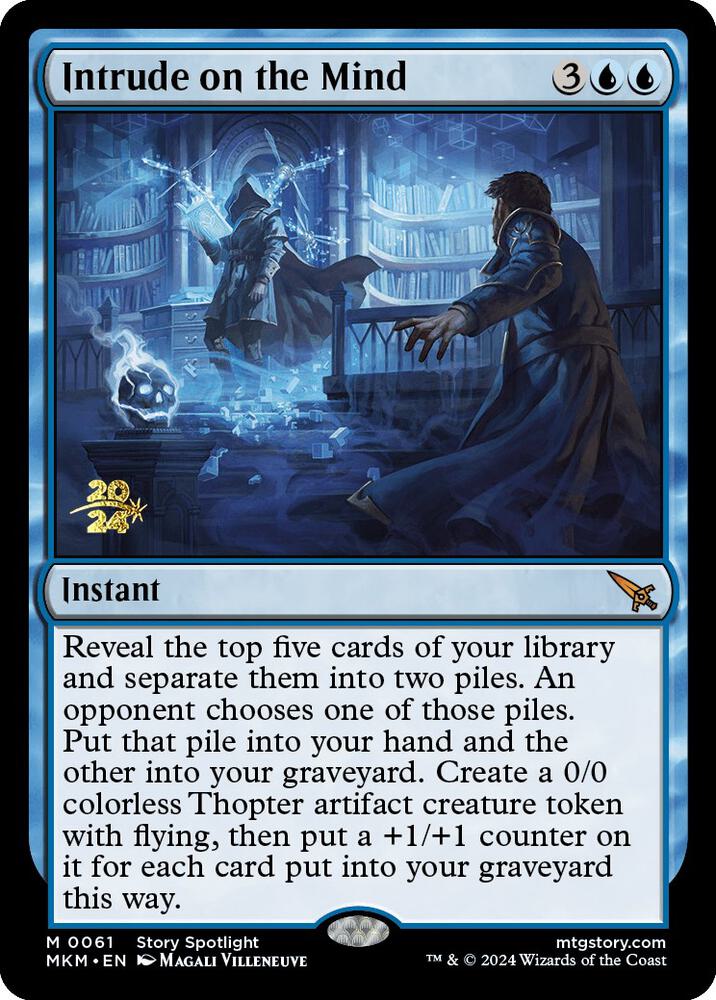 Intrude on the Mind [Murders at Karlov Manor Prerelease Promos]