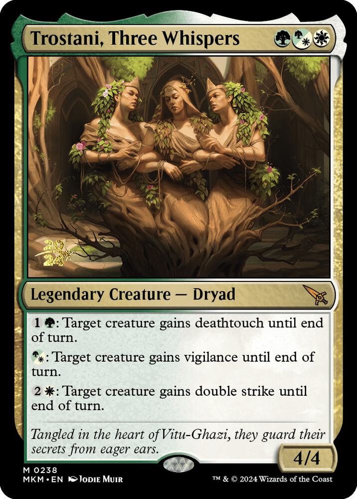 Trostani, Three Whispers [Murders at Karlov Manor Prerelease Promos]