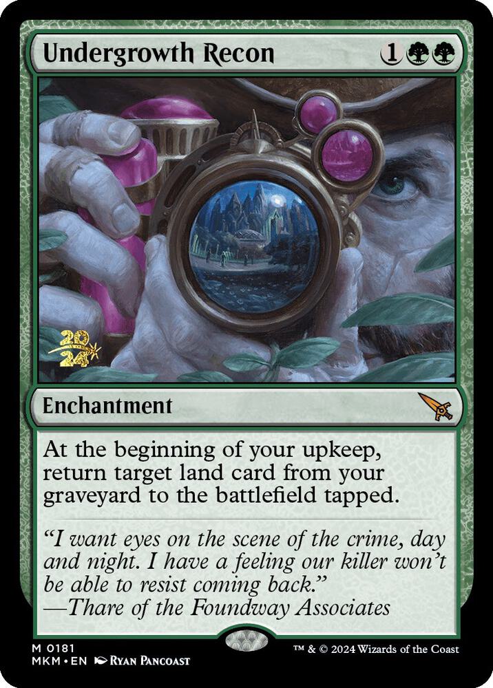 Undergrowth Recon [Murders at Karlov Manor Prerelease Promos]