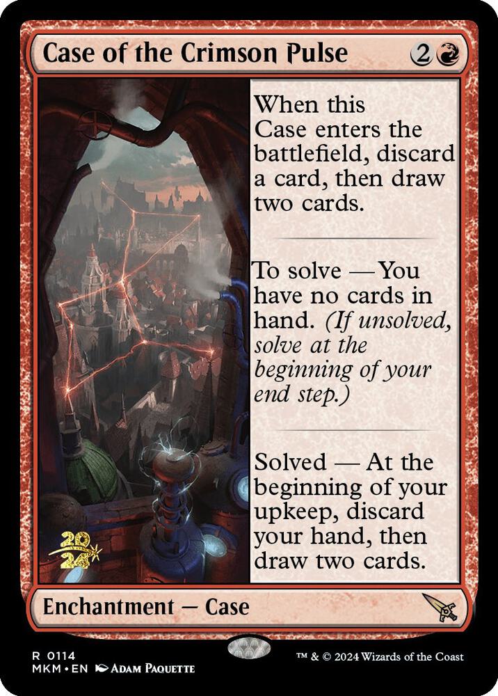 Case of the Crimson Pulse [Murders at Karlov Manor Prerelease Promos]