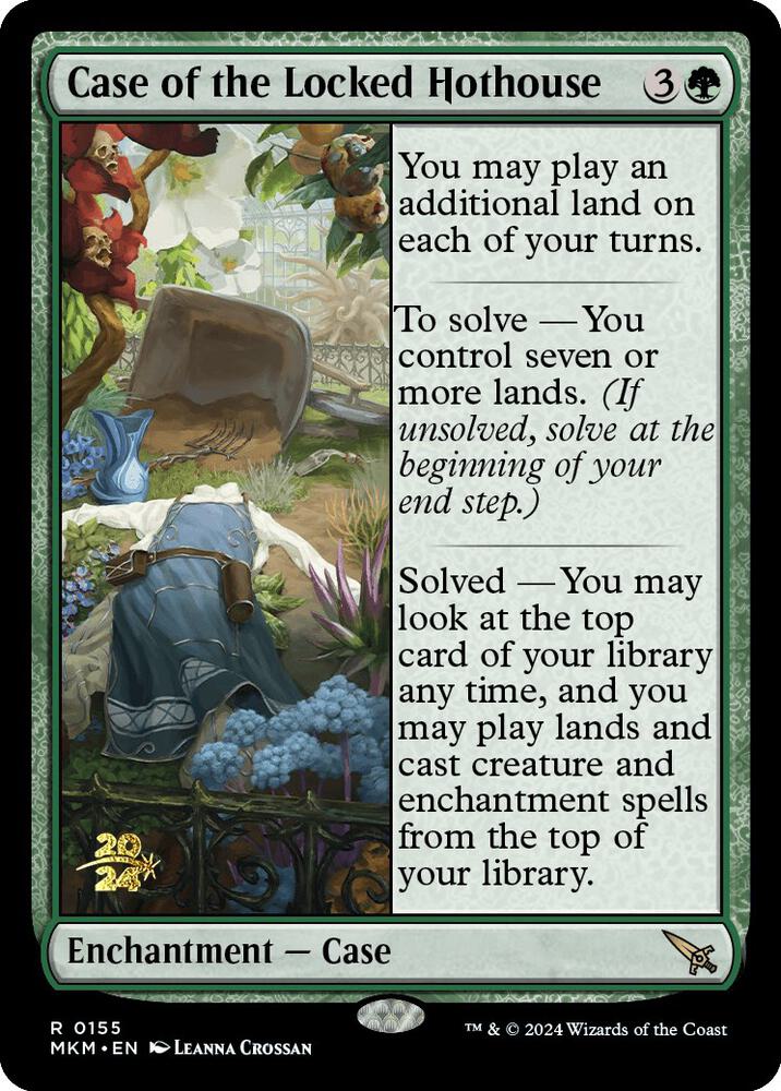 Case of the Locked Hothouse [Murders at Karlov Manor Prerelease Promos]