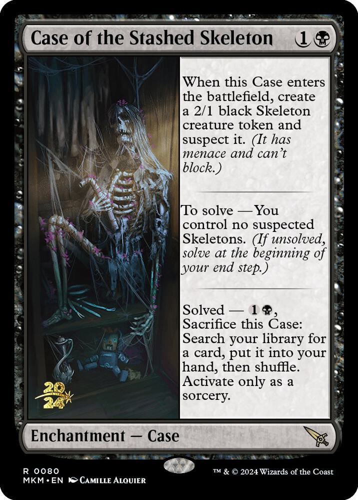 Case of the Stashed Skeleton [Murders at Karlov Manor Prerelease Promos]
