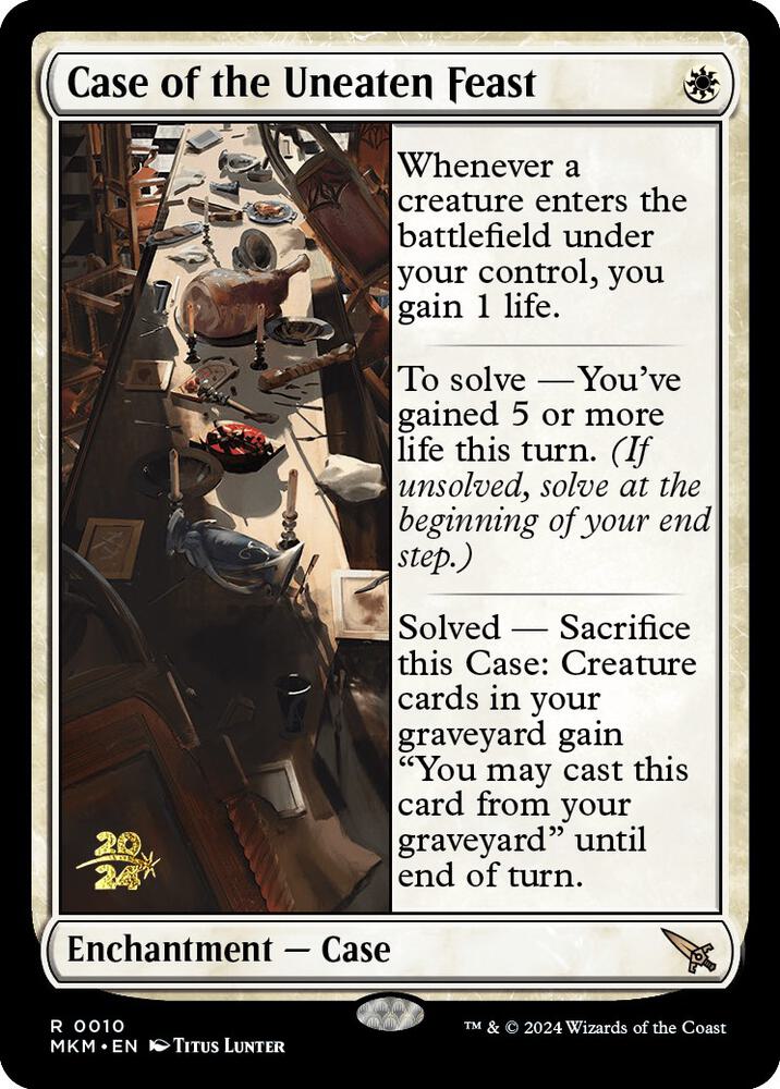 Case of the Uneaten Feast [Murders at Karlov Manor Prerelease Promos]