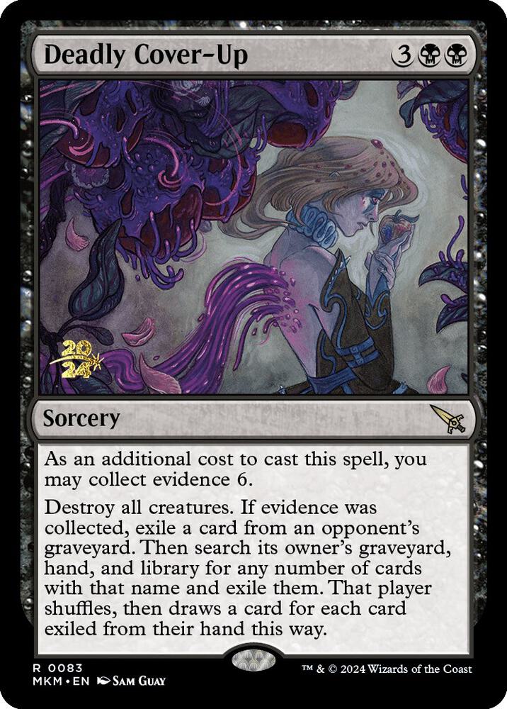 Deadly Cover-Up [Murders at Karlov Manor Prerelease Promos]
