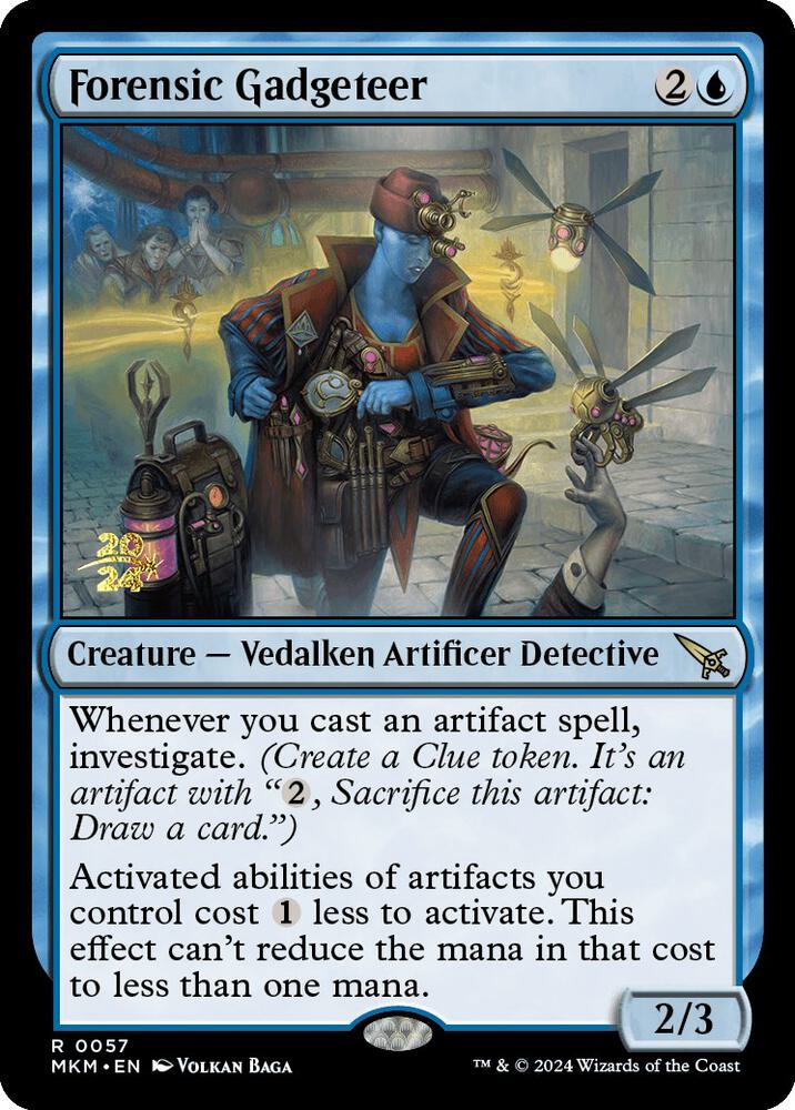 Forensic Gadgeteer [Murders at Karlov Manor Prerelease Promos]
