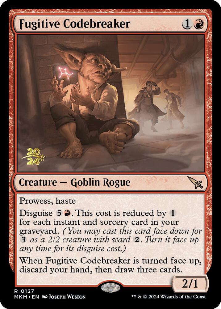 Fugitive Codebreaker [Murders at Karlov Manor Prerelease Promos]