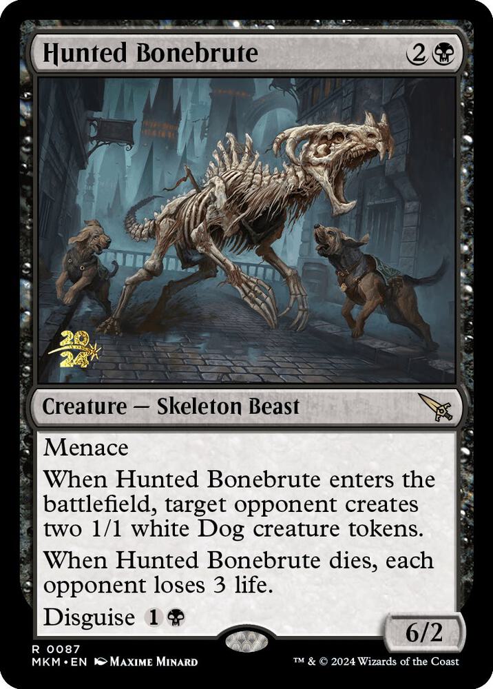 Hunted Bonebrute [Murders at Karlov Manor Prerelease Promos]