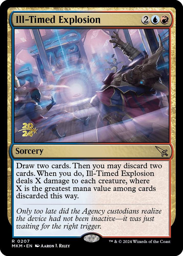Ill-Timed Explosion [Murders at Karlov Manor Prerelease Promos]