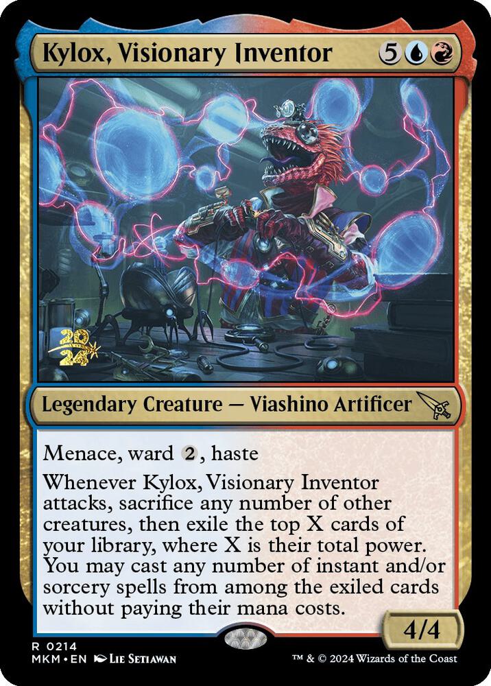 Kylox, Visionary Inventor [Murders at Karlov Manor Prerelease Promos]