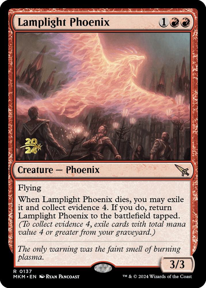 Lamplight Phoenix [Murders at Karlov Manor Prerelease Promos]