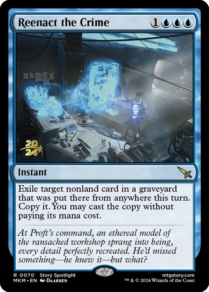 Reenact the Crime [Murders at Karlov Manor Prerelease Promos]