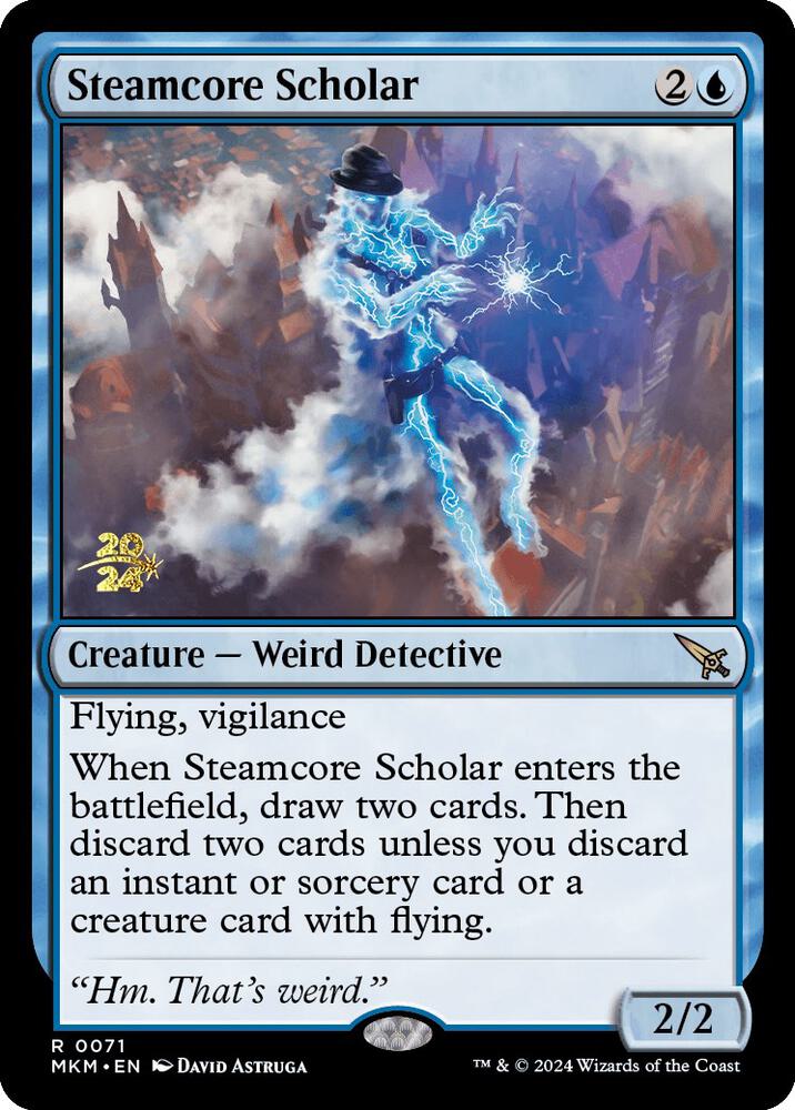 Steamcore Scholar [Murders at Karlov Manor Prerelease Promos]