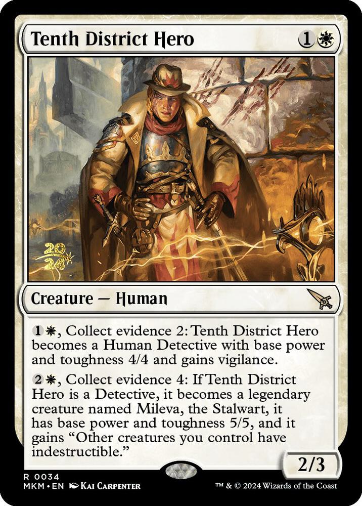 Tenth District Hero [Murders at Karlov Manor Prerelease Promos]