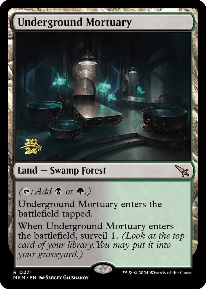 Underground Mortuary [Murders at Karlov Manor Prerelease Promos]