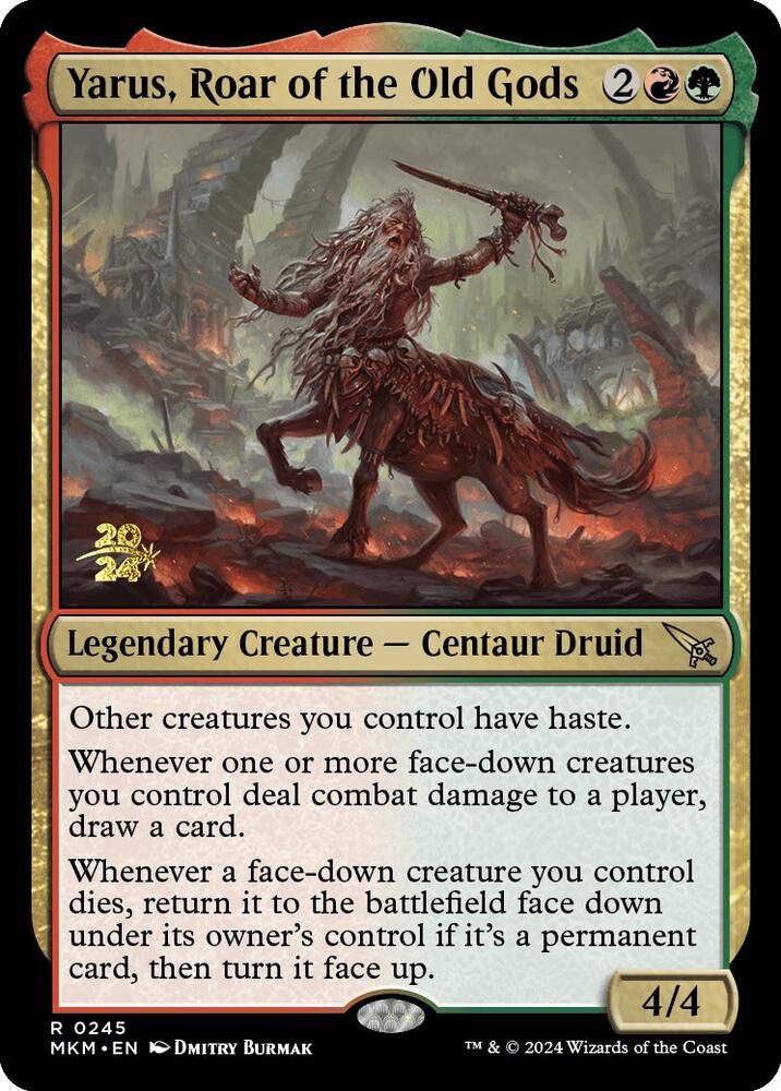 Yarus, Roar of the Old Gods [Murders at Karlov Manor Prerelease Promos]