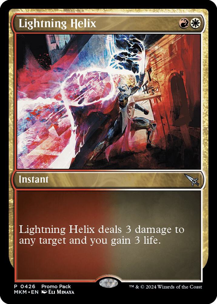 Lightning Helix (Promo Pack) [Murders at Karlov Manor Promos]