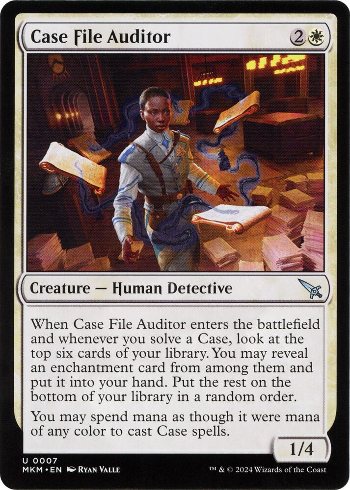 Case File Auditor (Black) [Murders at Karlov Manor]