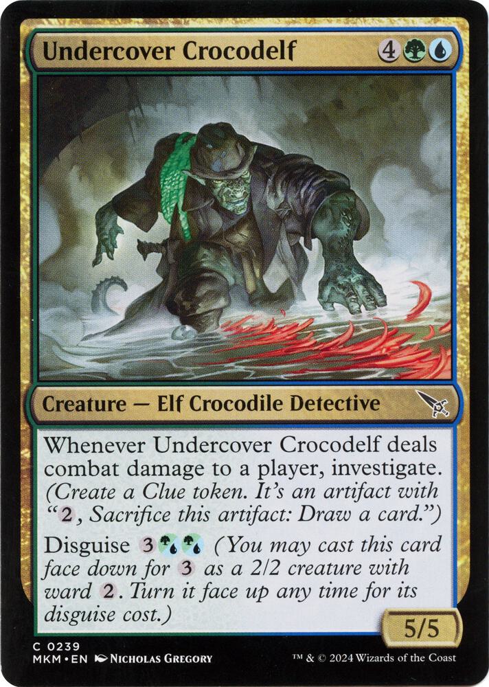 Undercover Crocodelf (Green) [Murders at Karlov Manor]