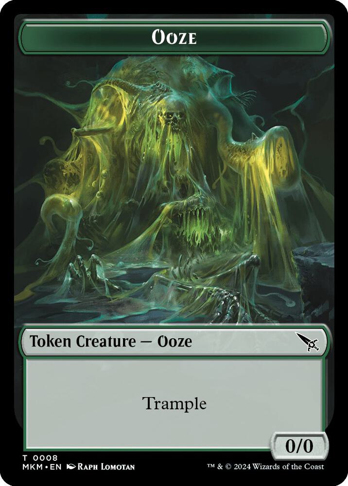 Ooze Token [Murders at Karlov Manor Tokens]