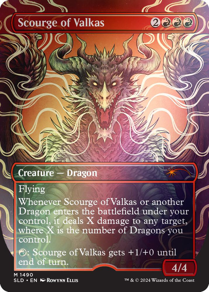 Scourge of Valkas (Rainbow Foil) [Secret Lair Drop Series]