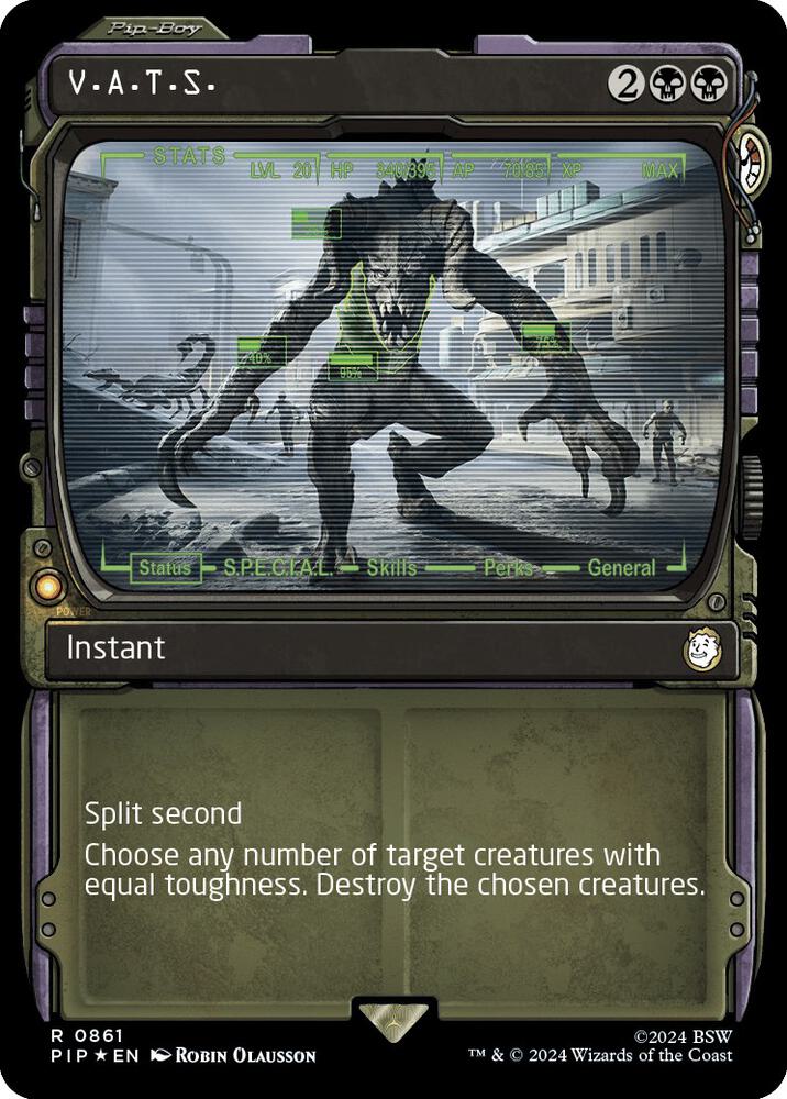 V.A.T.S. (Showcase) (Surge Foil) [Fallout]
