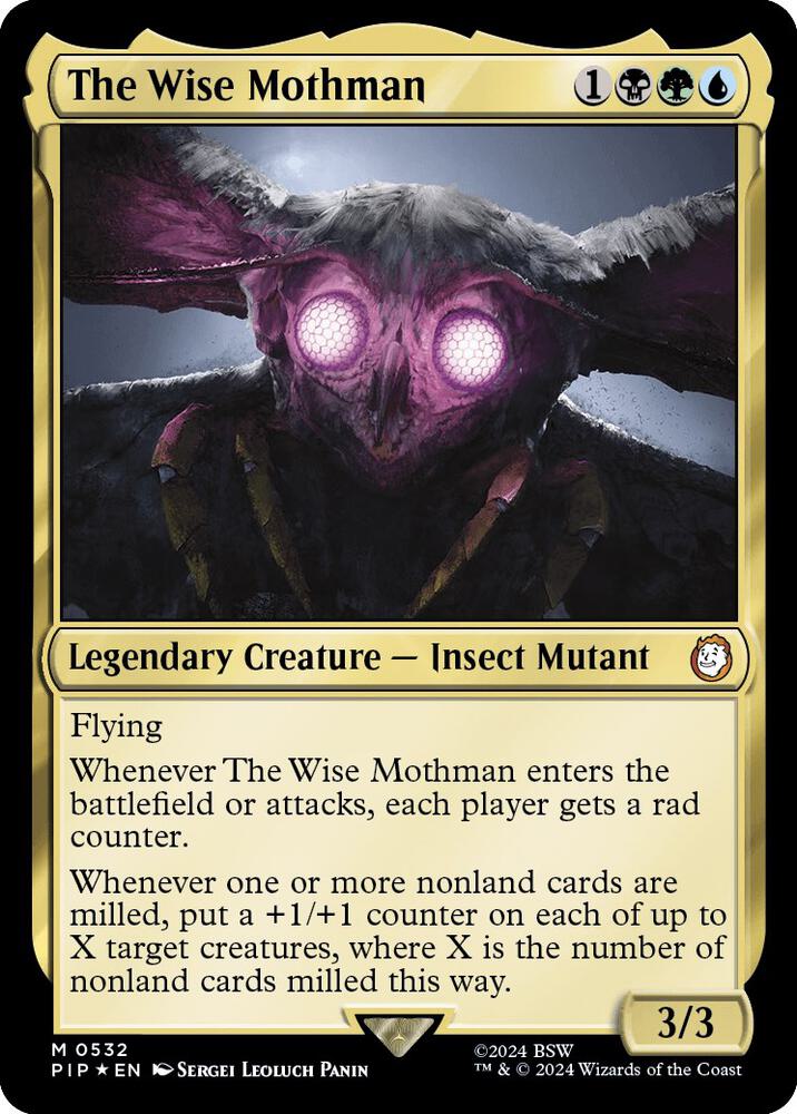 The Wise Mothman (Surge Foil) [Fallout]